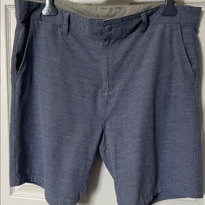 Burnside Charcoal Flat Front Shorts